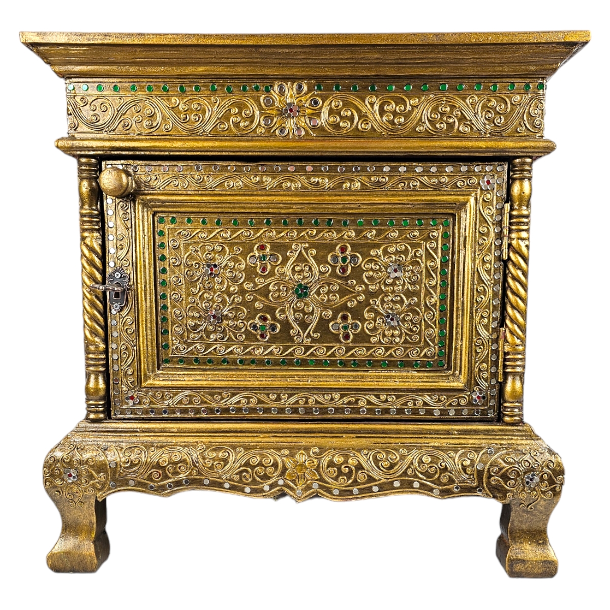 Mosaikschrank/Grüne Steine Mosaikschrank/Grüne Steine