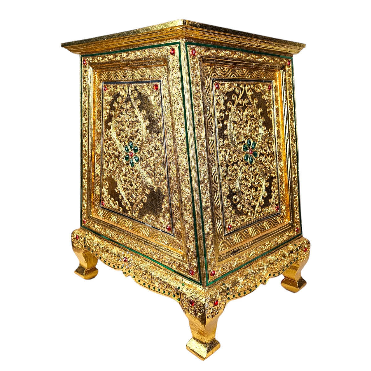 Schrank Gold/ Tür auf der Rückseite