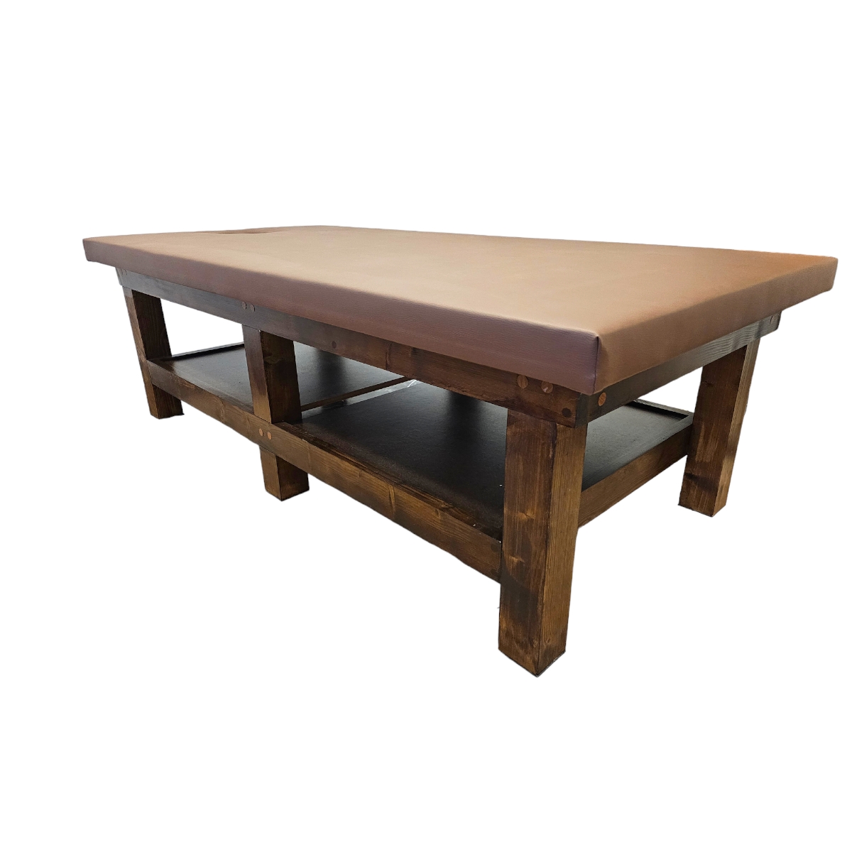 Massageliege mit Matratze Braun