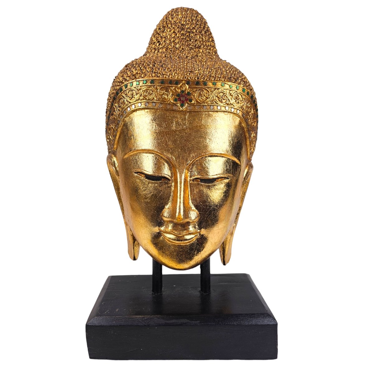 Buddha Kopf Gold